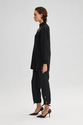 CHAIN DETAILED CREPE TUNIC